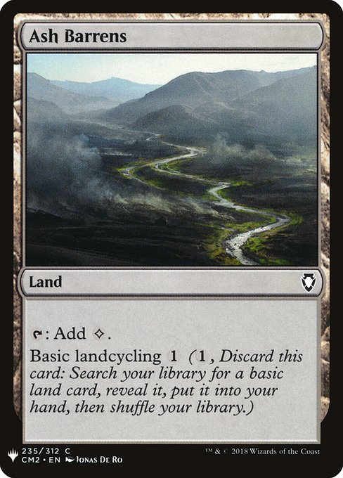 Ash Barrens (Mystery Booster) Light Play