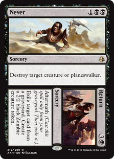 Never to Return (Amonkhet) Medium Play