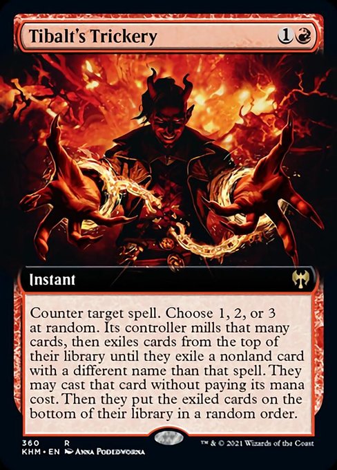 Tibalt's Trickery (Extended Art) (Kaldheim) Near Mint