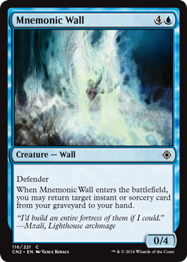 Mnemonic Wall (Conspiracy: Take the Crown) Light Play