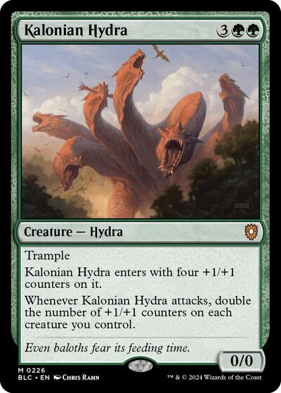 Kalonian Hydra (Commander: Bloomburrow) Near Mint