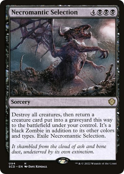 Necromantic Selection (Commander 2022 Starter Decks) Light Play