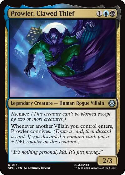 Prowler, Clawed Thief (Marvel's Spider-Man) Light Play