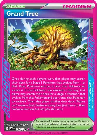 Grand Tree (SV07: Stellar Crown) Light Play Holofoil