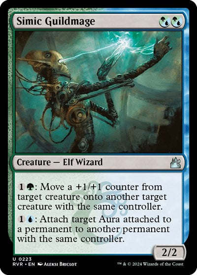 Simic Guildmage (Ravnica Remastered) Light Play