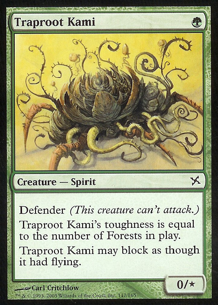 Traproot Kami (Betrayers of Kamigawa) Medium Play
