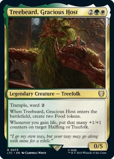 Treebeard, Gracious Host (Commander: The Lord of the Rings: Tales of Middle-earth) Light Play