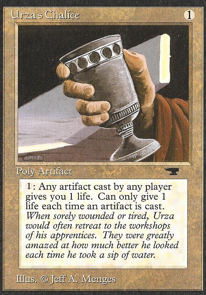 Urza's Chalice (Antiquities) Damaged / Poor