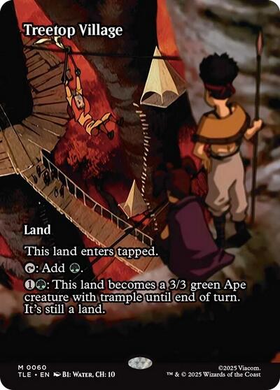 Treetop Village (Borderless) (Avatar: The Last Airbender: Eternal-Legal) Light Play