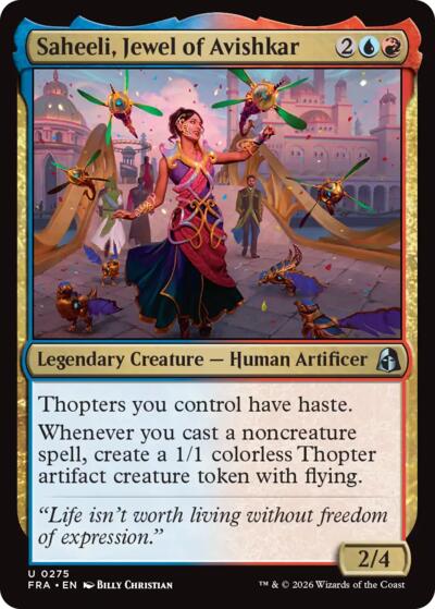 Saheeli, Jewel of Avishkar (Reality Fracture) Light Play