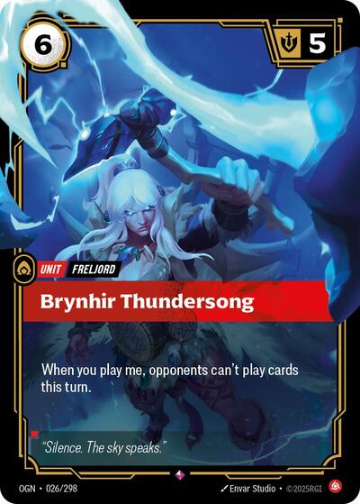 Brynhir Thundersong (Origins) Light Play Foil