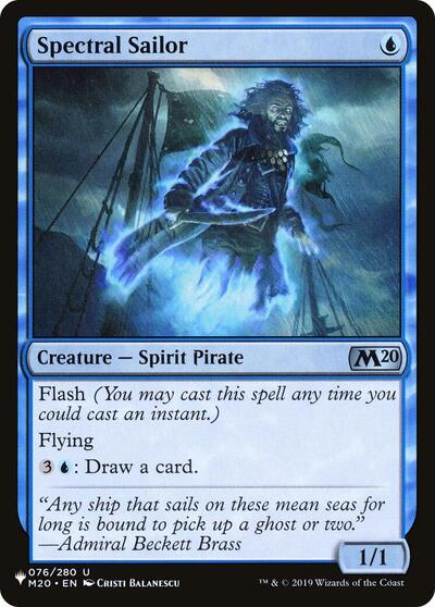 Spectral Sailor (The List) Light Play