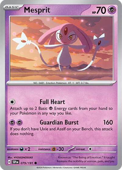 Mesprit - 079 (SV08: Surging Sparks) Light Play