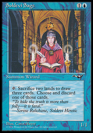 Soldevi Sage (Red Robe) (Alliances) Light Play