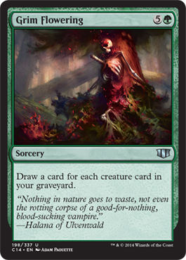 Grim Flowering (Commander 2014 Edition) Heavy Play