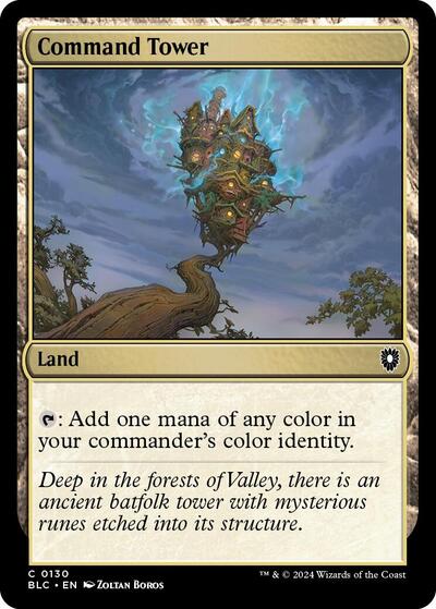 Command Tower (Commander: Bloomburrow) Light Play