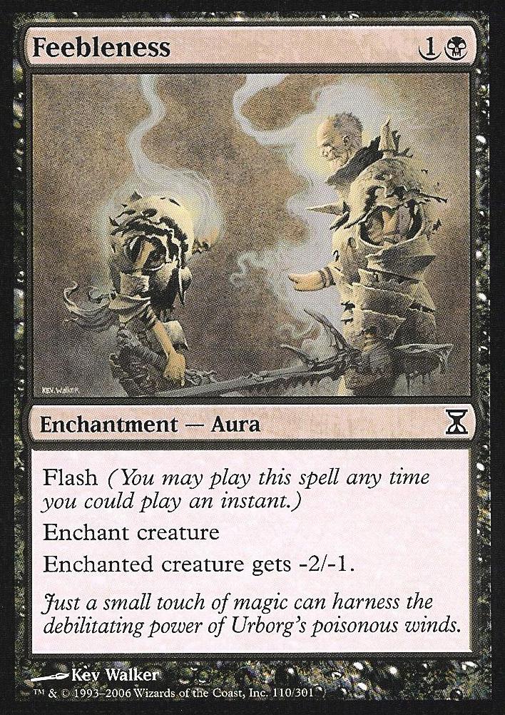 Feebleness (Time Spiral) Light Play