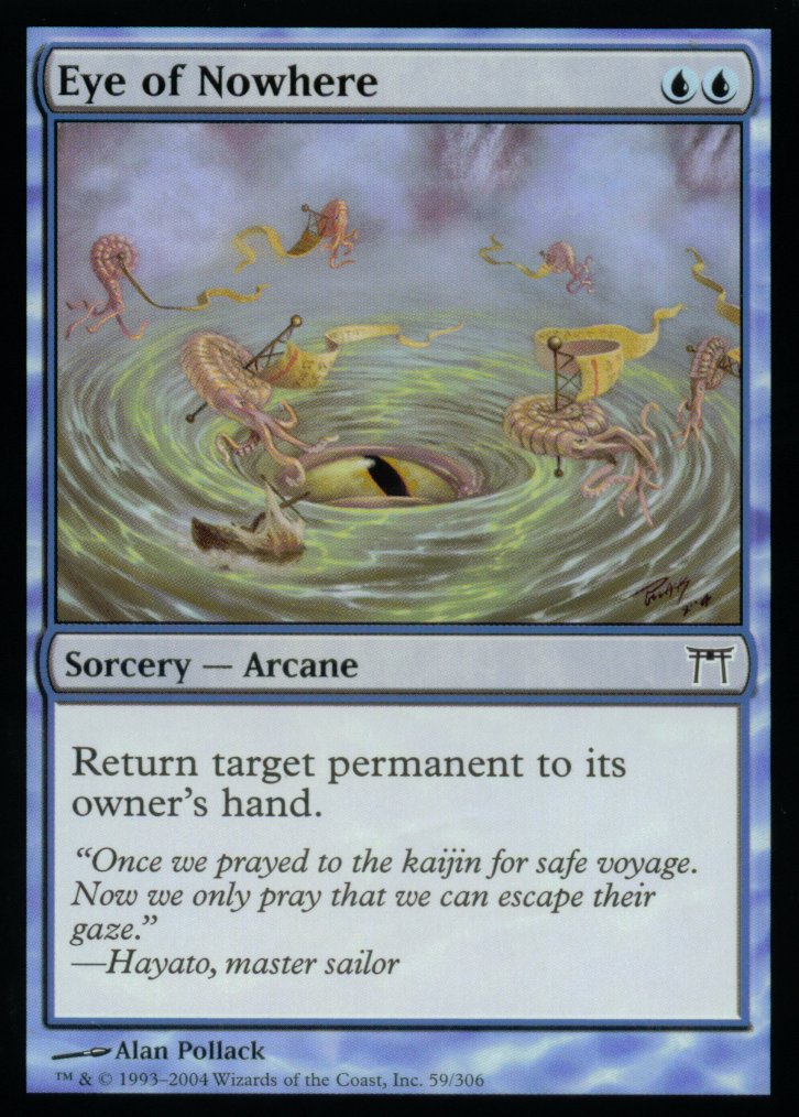 Eye of Nowhere (Champions of Kamigawa) Light Play
