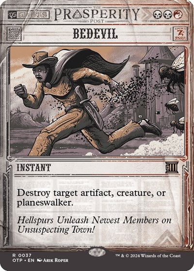 Bedevil (Outlaws of Thunder Junction: Breaking News) Medium Play
