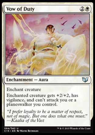 Vow of Duty (Commander 2015) Medium Play
