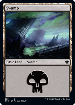 Swamp (283) (Theros Beyond Death) Light Play
