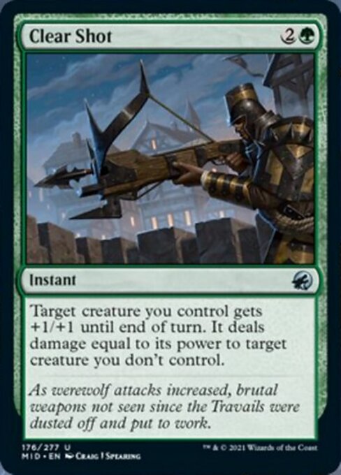 Clear Shot (Innistrad: Midnight Hunt) Light Play