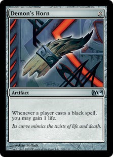 Demon's Horn (Magic 2010 Core Set) Light Play