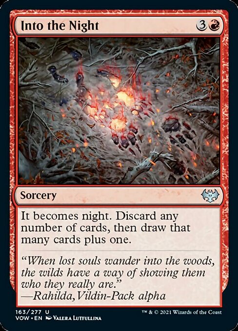 Into the Night (Innistrad: Crimson Vow) Light Play