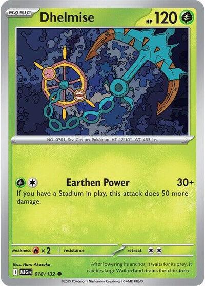 Dhelmise (ME01: Mega Evolution) Light Play Reverse Holofoil