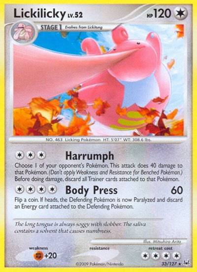 Lickilicky (Platinum) Light Play