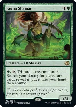 Fauna Shaman (The Brothers' War) Light Play Foil
