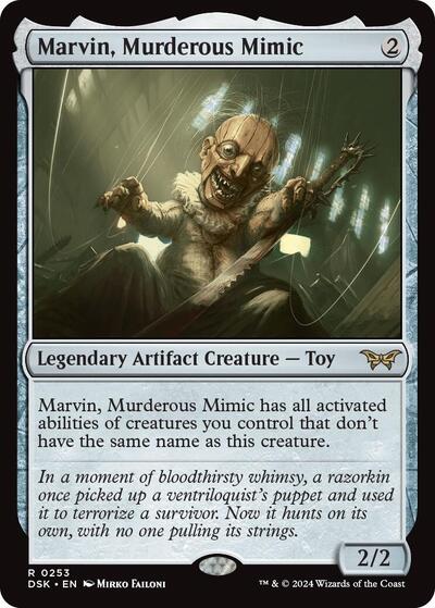 Marvin, Murderous Mimic (Duskmourn: House of Horror) Light Play