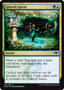 Growth Spiral (Ravnica Allegiance) Light Play