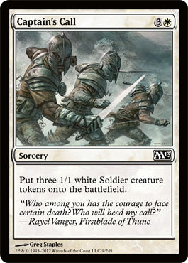 Captain's Call (Magic 2013 Core Set) Light Play Foil