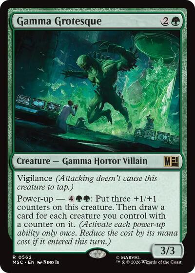 Gamma Grotesque (Commander: Marvel Super Heroes) Light Play