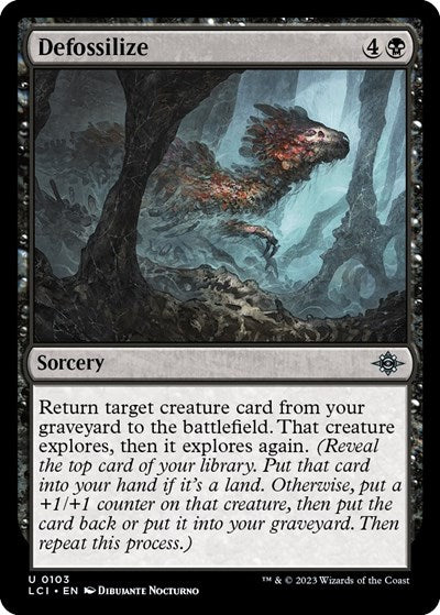 Defossilize (The Lost Caverns of Ixalan) Light Play