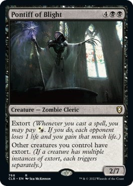 Pontiff of Blight (Commander Legends: Battle for Baldur's Gate) Light Play