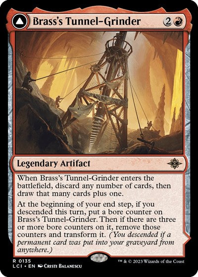 Brass's Tunnel-Grinder (The Lost Caverns of Ixalan) Light Play