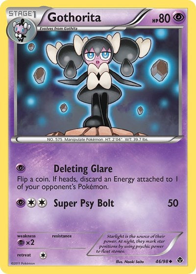 Gothorita (46) (Emerging Powers) Medium Play Reverse Holofoil