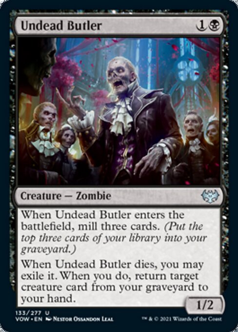 Undead Butler (Innistrad: Crimson Vow) Damaged / Poor