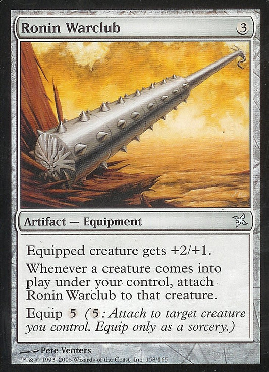 Ronin Warclub (Betrayers of Kamigawa) Medium Play