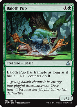 Baloth Pup (Oath of the Gatewatch) Light Play