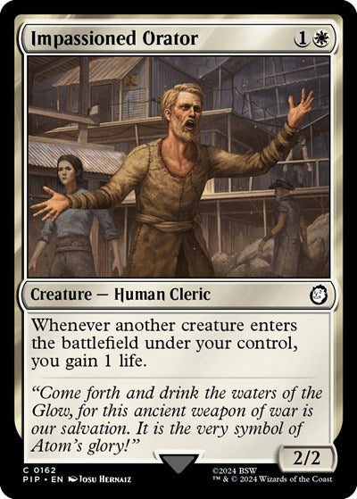 Impassioned Orator (Universes Beyond: Fallout) Light Play