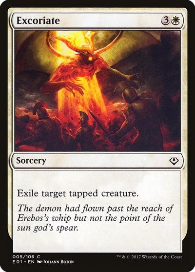 Excoriate (Archenemy: Nicol Bolas) Light Play