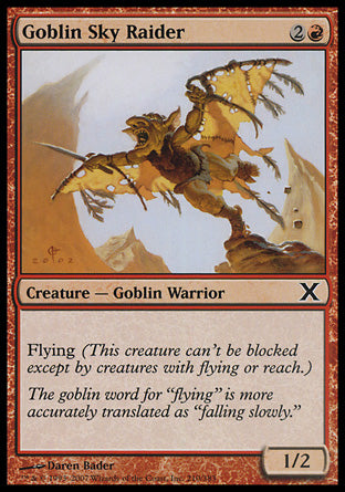 Goblin Sky Raider (10th Edition) Light Play