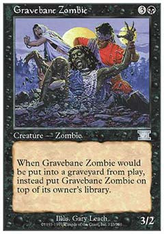 Gravebane Zombie (Classic 6th Edition) Heavy Play