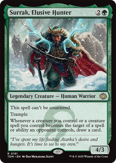 Surrak, Elusive Hunter (Tarkir: Dragonstorm) Light Play