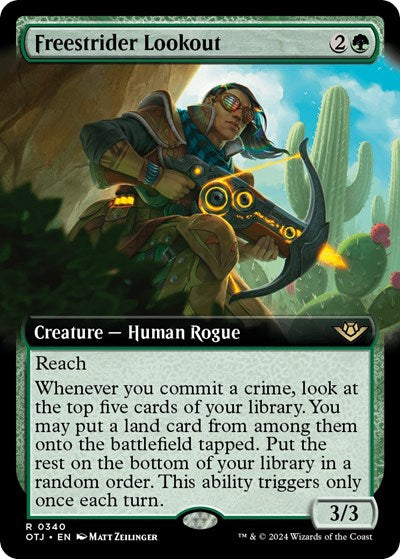 Freestrider Lookout (Extended Art) (Outlaws of Thunder Junction) Light Play