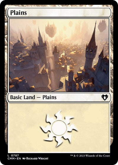 Plains (0787) (Commander Masters) Light Play