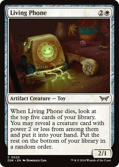 Living Phone (Duskmourn: House of Horror) Light Play